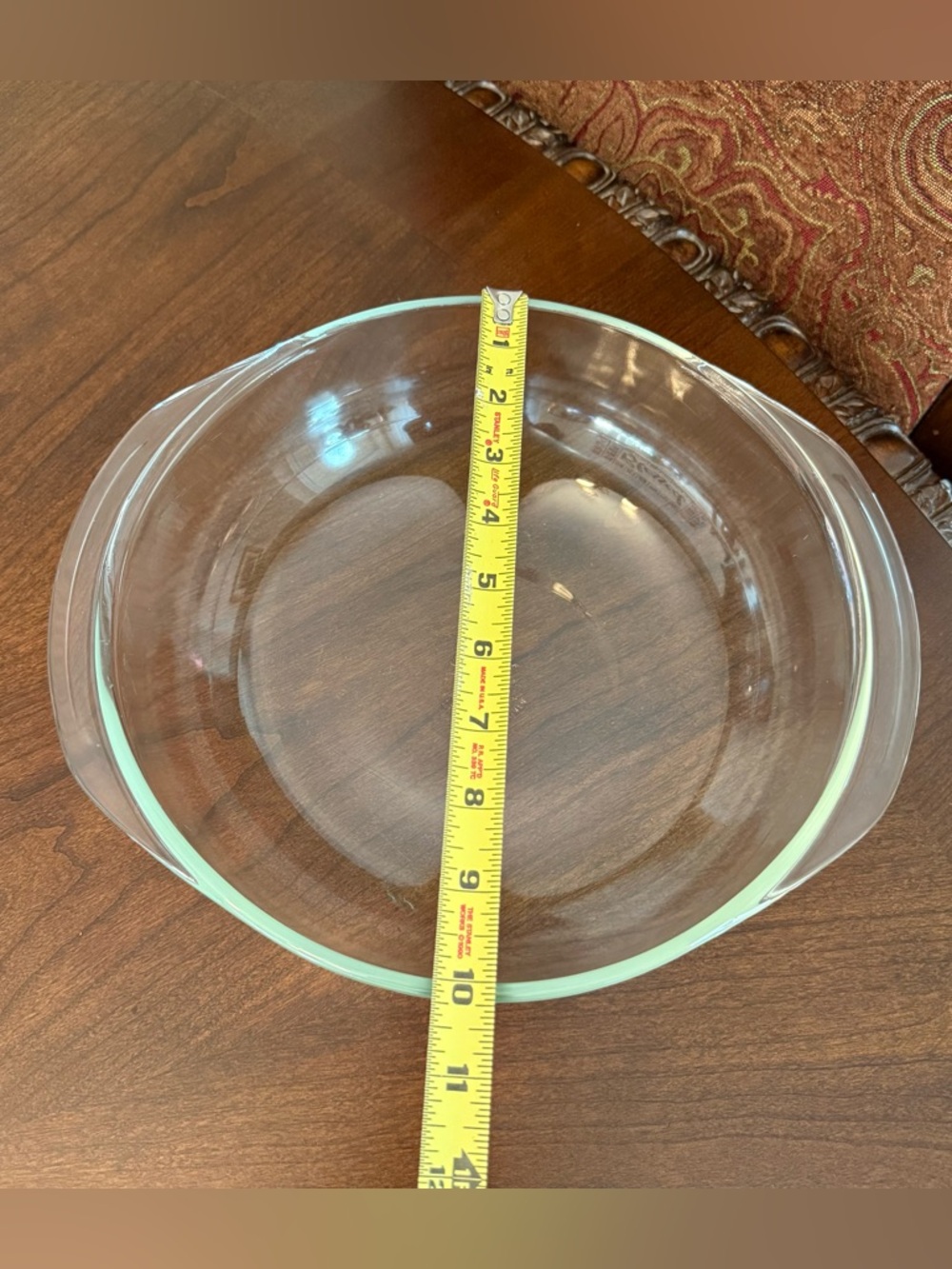 Vintage PYREX #026 3-Qt Glass Baking Dish / Casserole Roaster Bottom w/ Handles - Picture 11 of 13